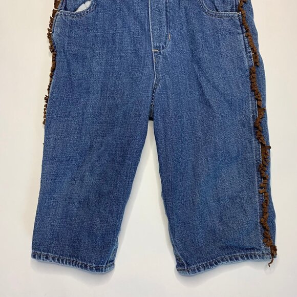 Oshkosh B'gosh Vestbak Size 24M Pants Overalls Cowboy Western Style Denim Jeans - Picture 3 of 12